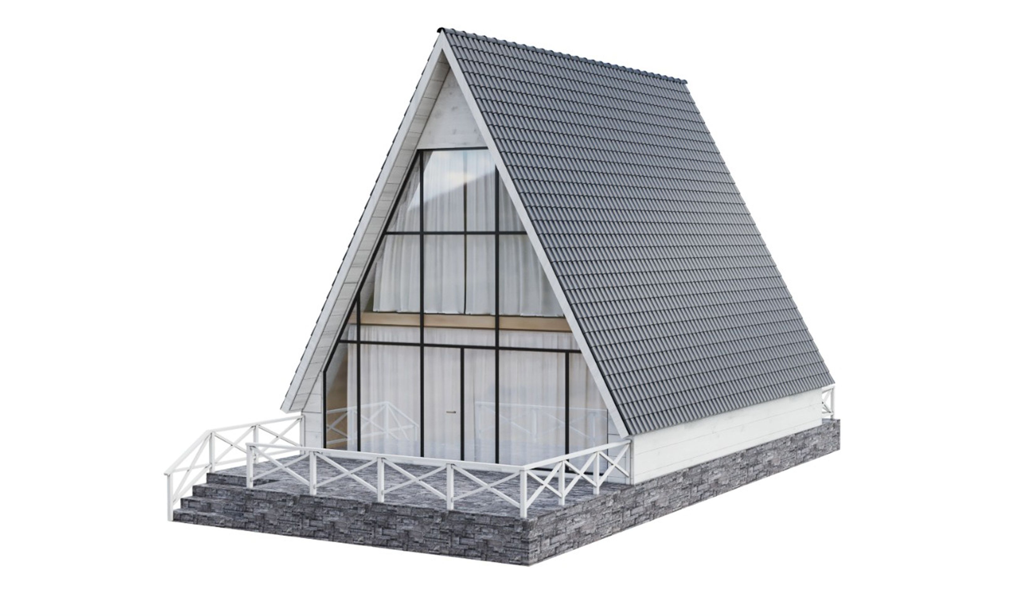 Проект Альпийский дом A-Frame 180 м²